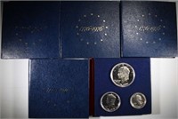 5 - 1976 3pc PROOF SILVER SETS