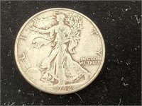 1942 Silver Walking Liberty Half Dollar