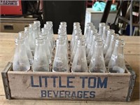 Little Tom Beverages Crate & Little Tom Bottles