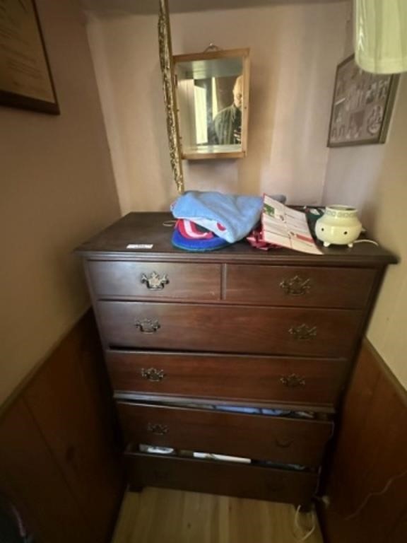 5 Drawer Chest and Miscellaneous