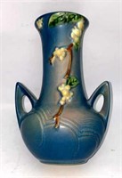 Roseville Snowberry Blue 7" Vase