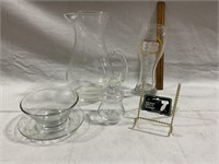Princess house glassware, Redhook beer glass,