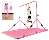 MARFULA Upgrade Foldable Gymnastic Bar with Mat -
