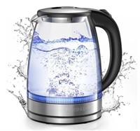 HadinEEon Electric Kettle,1.7L, Glass - USED