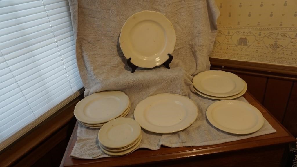 20 Piece of White China Dishes Buffalo China