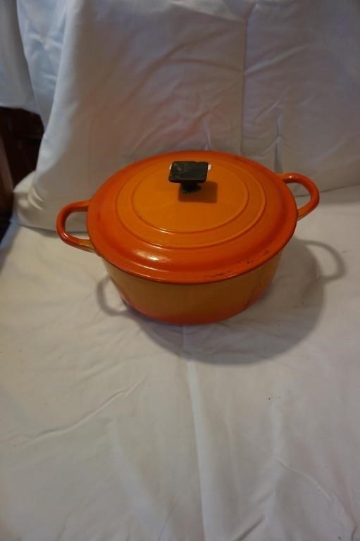 Le Creuset Orange Small Dutch Oven   C