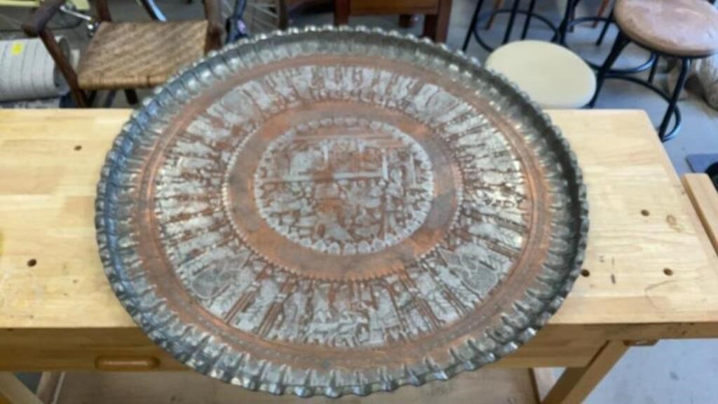 35 inch copper plate