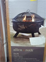 Allen Roth Fire Pit Black Finish