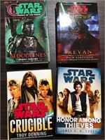 183 - LOT OF 4 STAR WARS BOOKS (A28)