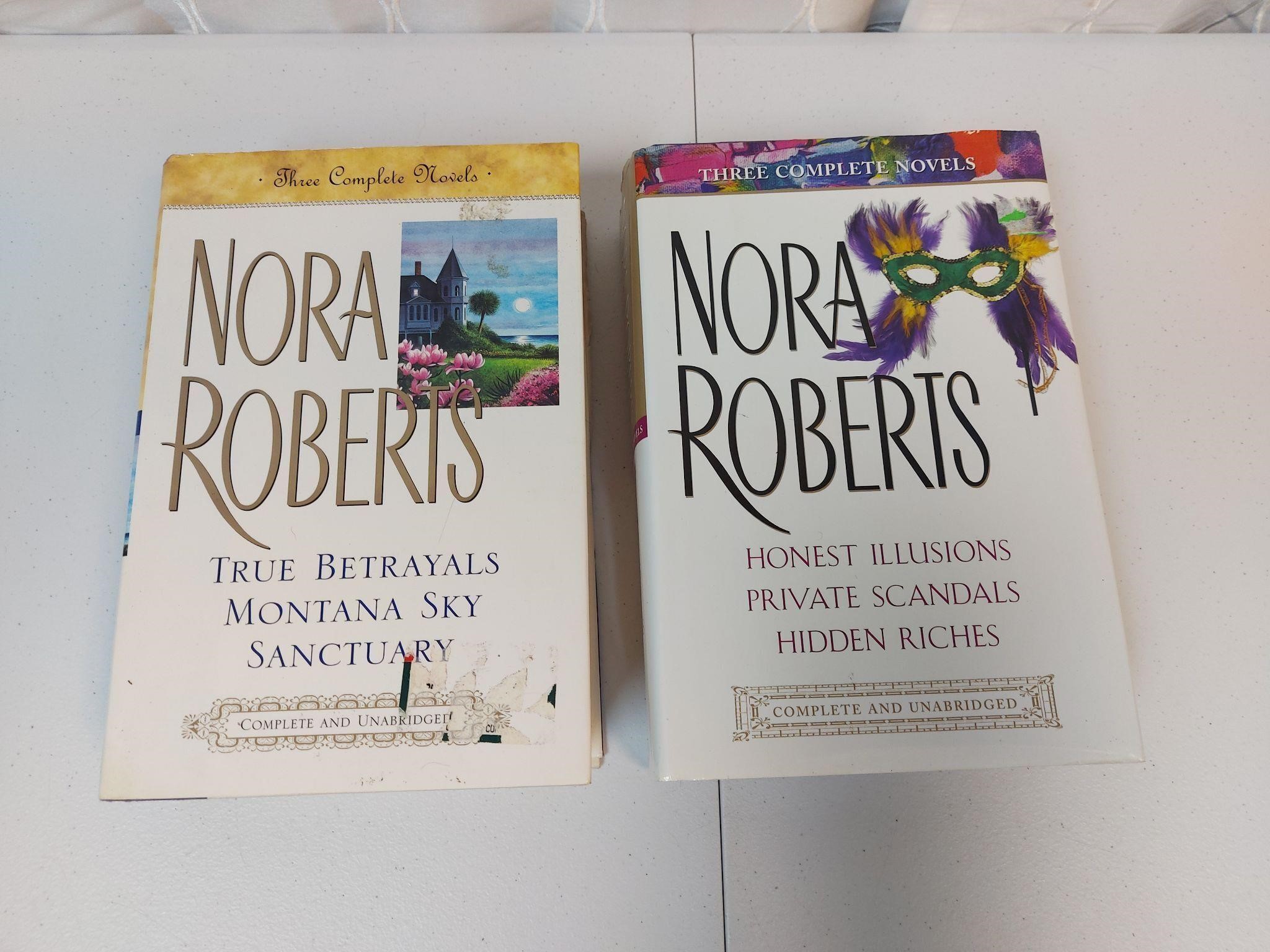 2 Nora Roberts Books Hardcover