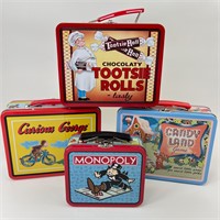 Collectors Lunchboxes - Candyland, Monopoly, etc
