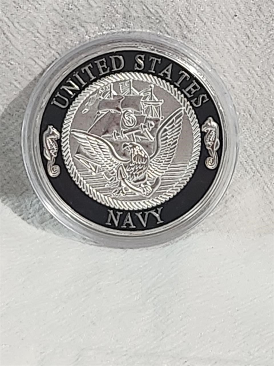 Navy Shellback Coin