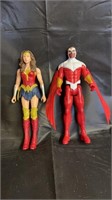 2015 marvel 12” Falcon and Wonder Woman