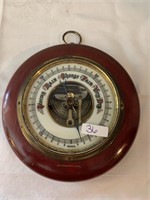 VINTAGE CR DANIELS MID CENTURY MARITIME BAROMETER