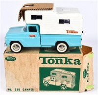 Original Tonka #530 Truck w/ Cabover Camper In Box