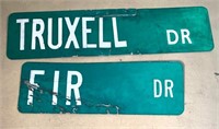 old road signs