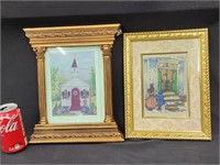 2 Jane Wassmer local Cecil County Artist prints: