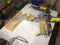 2 hand miter saws both to go one money