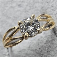 $1585 10K  Lab Grown Diamond (0.42Ct,Si1,E) Ring