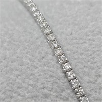 $2170 14K  Diamond (1Ct,I2-3,G-H) 7.5" Bracelet