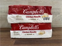 2-12 pack chicken noodle soup