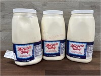3 gallons miracle whip