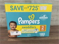 Pampers size 2 180ct diapers