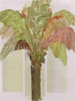 Framed Print Of Palm Tree