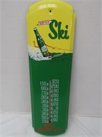 "Ski" Thermometer "Drink Ski"(tin)-17"x5"
