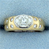 Designer 1.5ct TW Oval Diamond Engagement Ring in