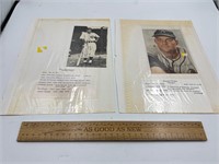 Vintage baseball autographs