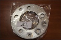 2 Wheel Spacers Aluminum 5 On 5, 1/4" Thick