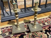 Pair of Brass Candle Holders