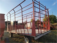 H&S 16' bale wagon on Minnesota 8T gear