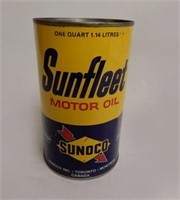 SUNOCO SUNFLEET MOTOR OIL IMP. QT. CAN