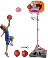 Kids Basketball Hoop with Electronic Scoreboard
