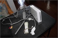 WII console with controls