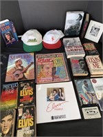 Elvis Presley memorabilia (box)