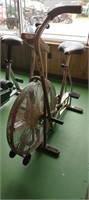 Group of exercise bikes and more