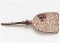 Medieval 11th-15th AD iron arrowhead 90mm