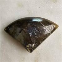 CERT 8.35 Ct Cabocchon Labradorite Stone, Fancy Cu