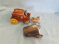 2 Cat Iron Buggy Sets