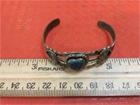 Bell Nickel Silver South Western Style Bracelet