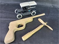 ERTL Sears Car, Rubber Band Gun & More