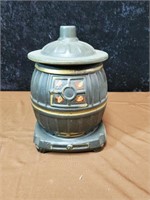 McCoy pot belly stove cookie jar approx 10 inches