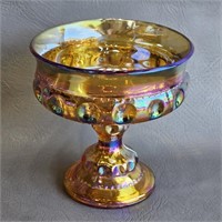 Carnival Glass Compote