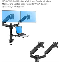 MOUNTUP Dual Monitor Wall Mount