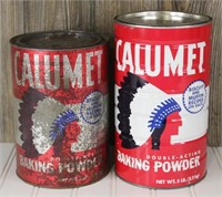 Calumet Baking Powder Tins