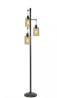 StyleCraft 72 in. Bronze Floor Lamp with