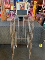 57” Tall Metal 7-Up Display Rack